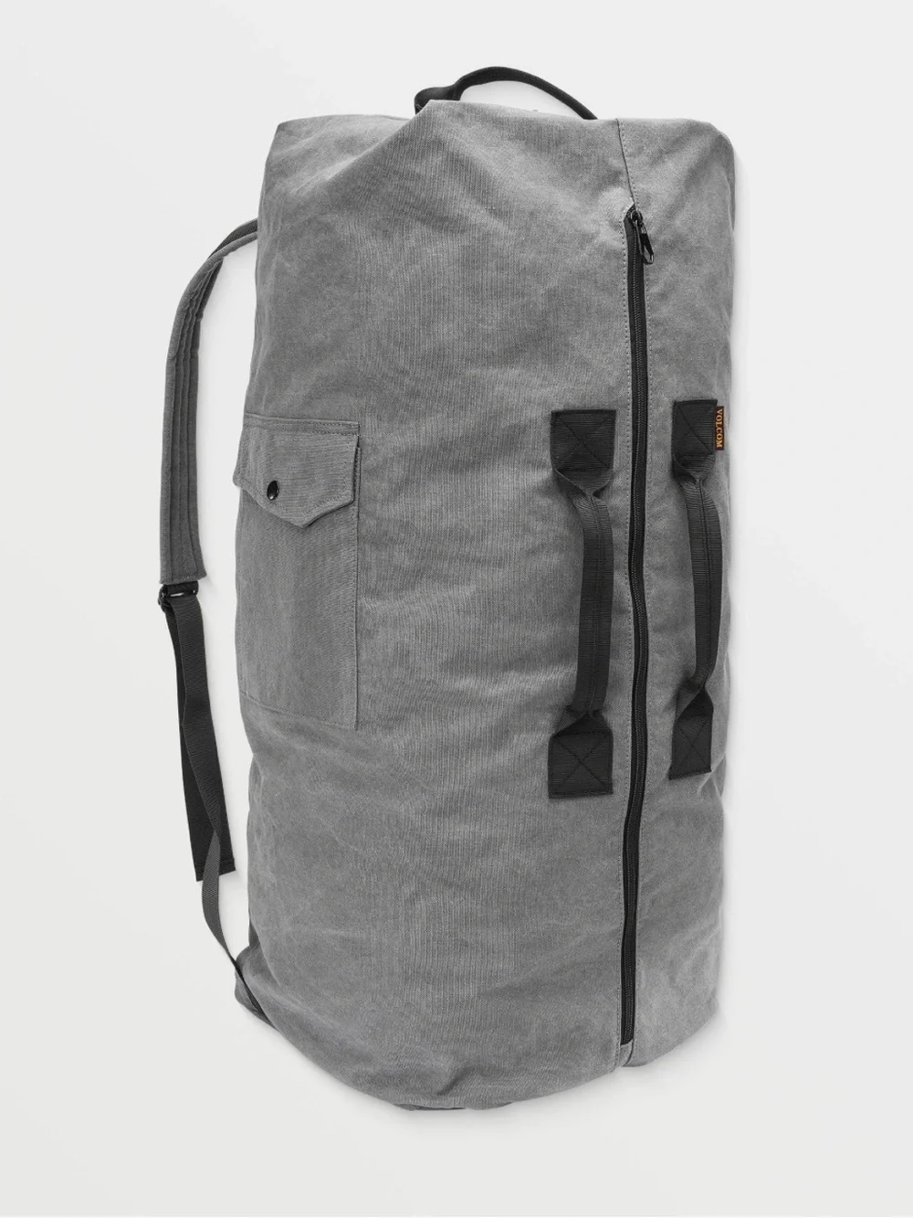 Volcom Ruckstone Duffle. Size capacity 84 liters in 100% cotton canvas NWT